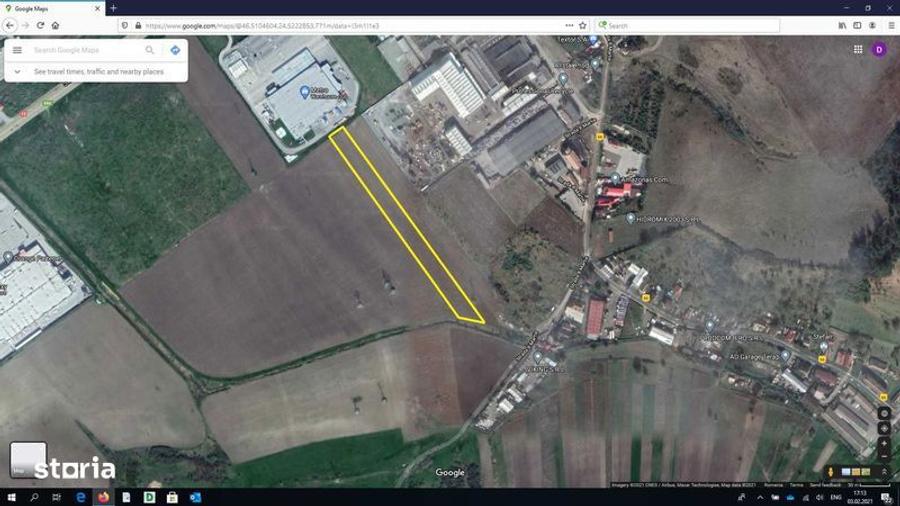 Teren de 11500 mp, în Criș