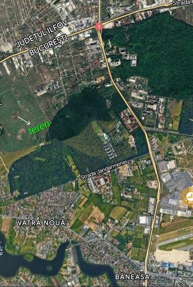 Teren agricol intravilan de 2505 mp, în Băneasa