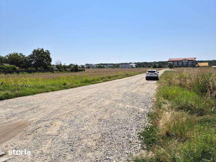 Teren de 785mp cu deschidere dubla 23/34m, strada principala Cioflicen - 5
