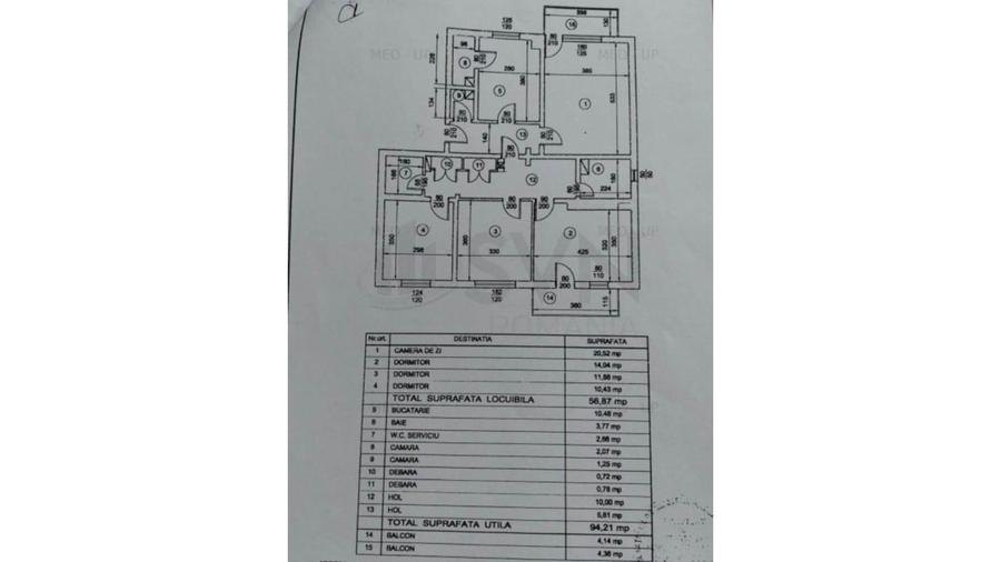 Apartament cu 4 camere semidecomandat, mobilat în Aviației