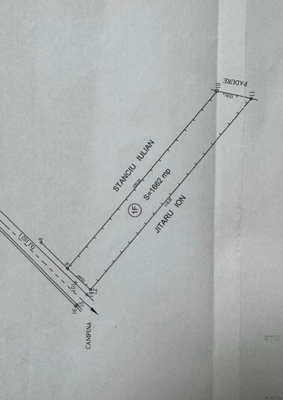 Teren Construcții intravilan de 1662 mp, în Trăisteni