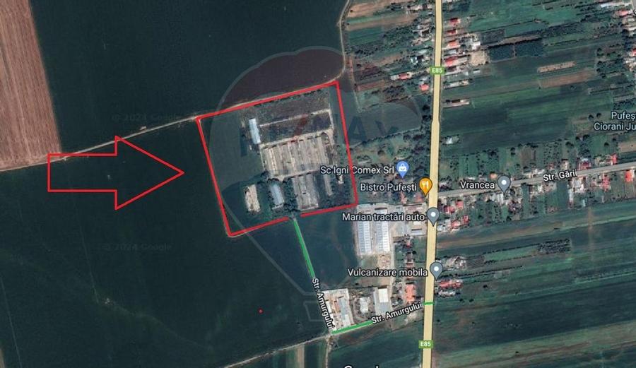 Spațiu industrial, de 16,000 mp, în Pufești