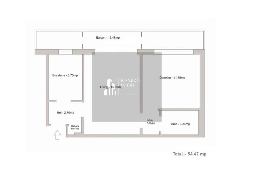 Apartament cu 2 camere decomandat, mobilat în Brâncoveanu