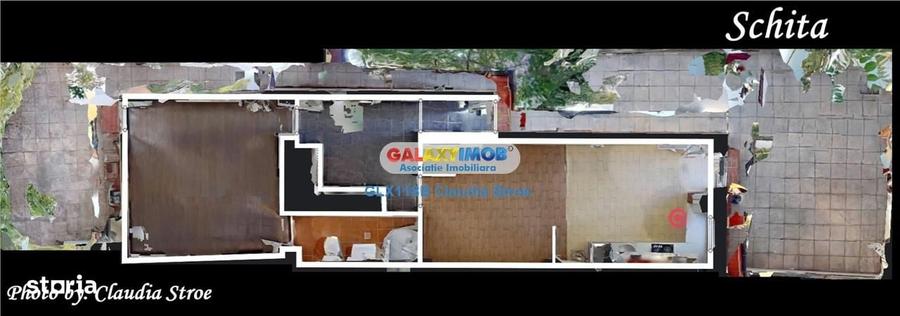 Casă cu 2 camere cu Teren 100 Mp în Giurgiului