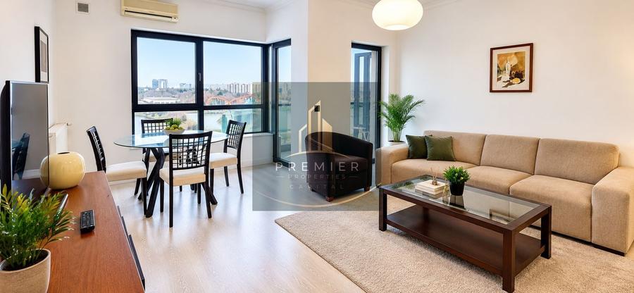 Apartament cu 2 camere semidecomandat, mobilat în Lacul Tei