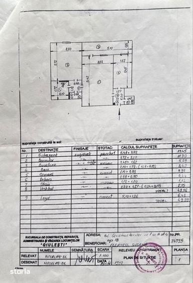 Apartament cu 2 camere în Militari