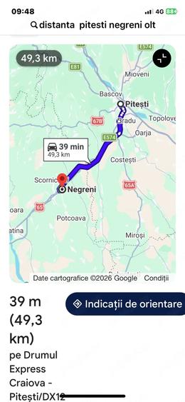 Casă cu 2 camere cu Teren 130 Mp în Negreni