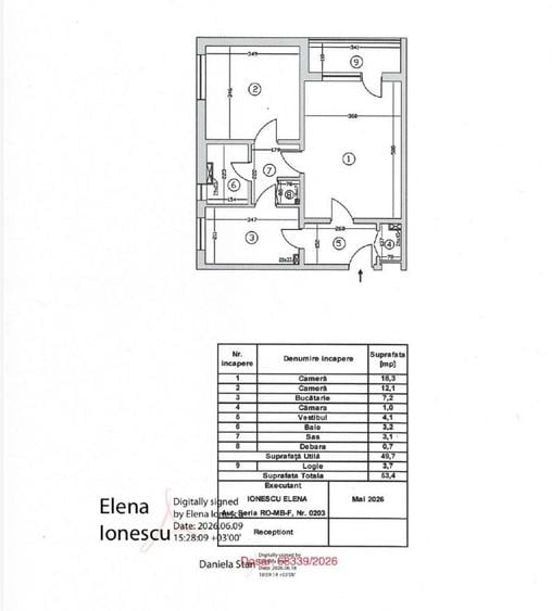 Apartament 2 camere etaj 7/10 - renovat - Metrou Titan - 8