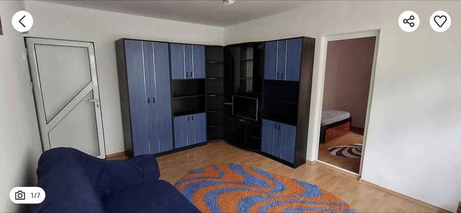 Apartament cu 2 camere semidecomandat în Central