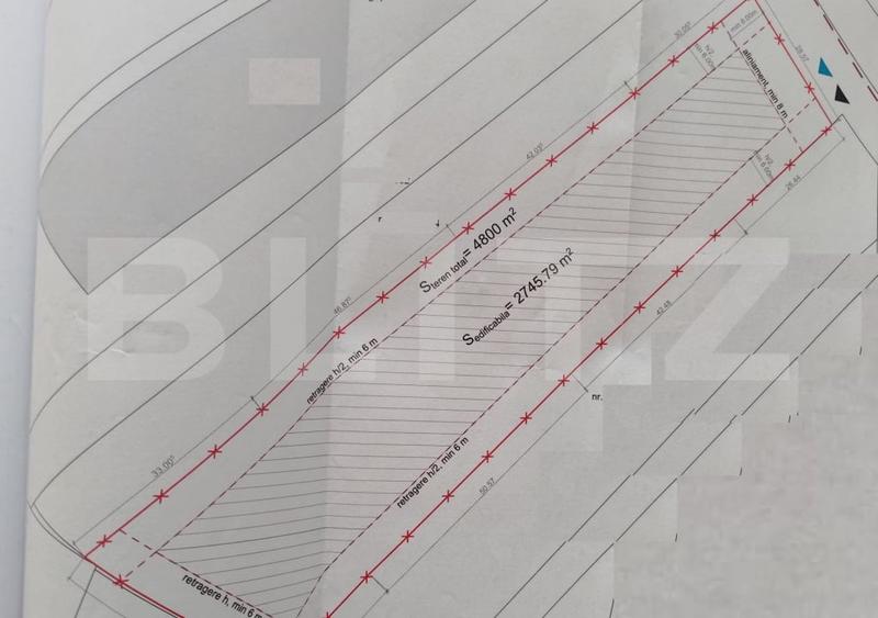 Teren Construcții intravilan de 4800 mp, în Baciu