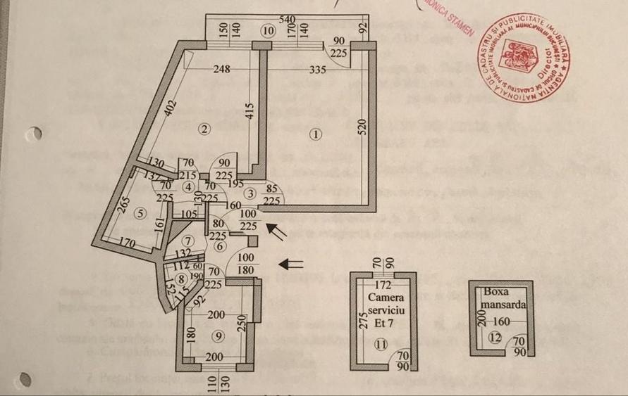 Apartament cu 2 camere decomandat în Romană