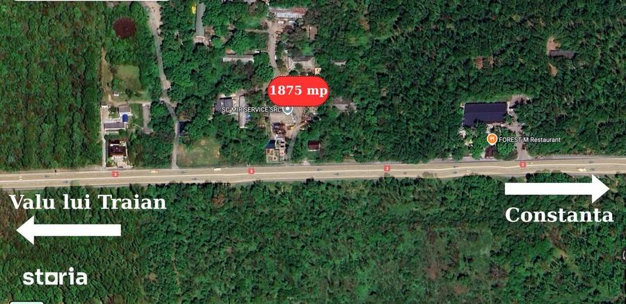 Teren de 1875 mp, în Valu lui Traian