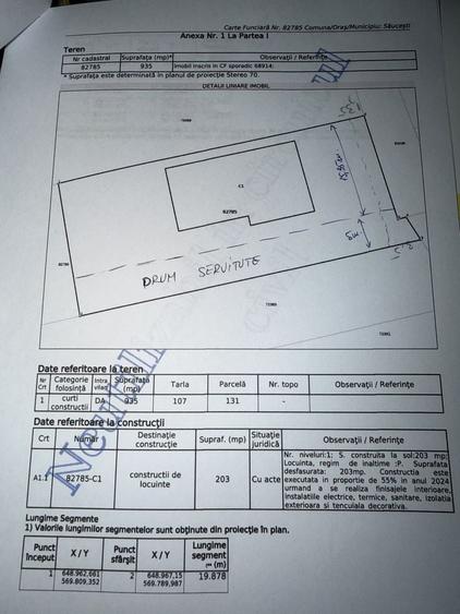 Casă cu 3 camere în Săucești