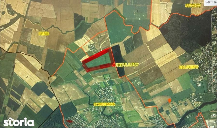 Teren de 450000 mp, în Corbeanca