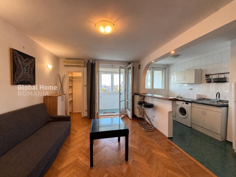 Apartament cu 2 camere semidecomandat, mobilat în P-ța Amzei