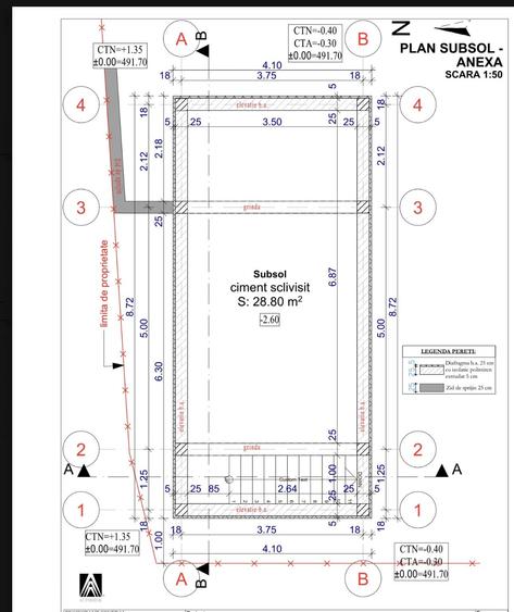 Casă cu 4 camere cu Teren 500 Mp în Baciu