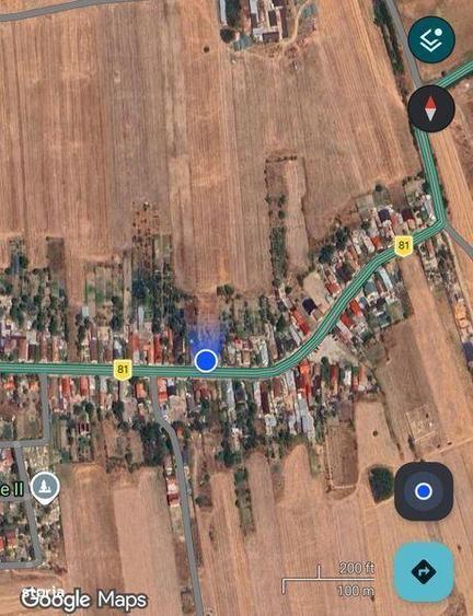 Teren de 5000 mp, în Rovine
