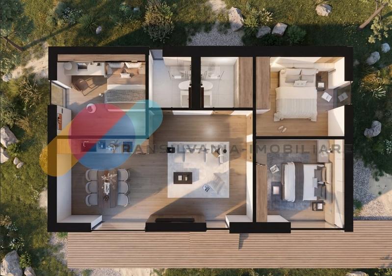 Casă individuală cu 4 camere cu Canalizare în Dâmbul Rotund