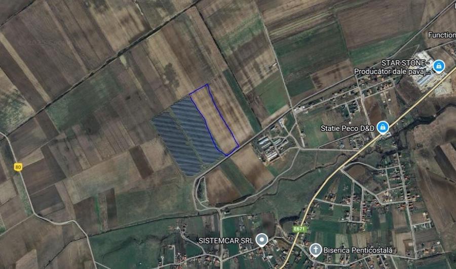 Teren agricol intravilan de 65516 mp, în Nojorid