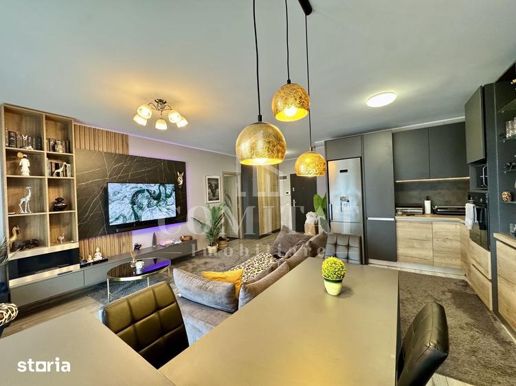 Apartament cu 2 camere semidecomandat, mobilat în Gheorgheni