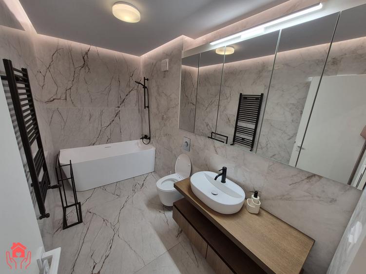 Apartament cu 3 camere semidecomandat, mobilat în Herăstrău