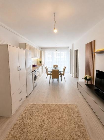 Apartament cu 2 camere nedecomandat, mobilat în Rulmentul
