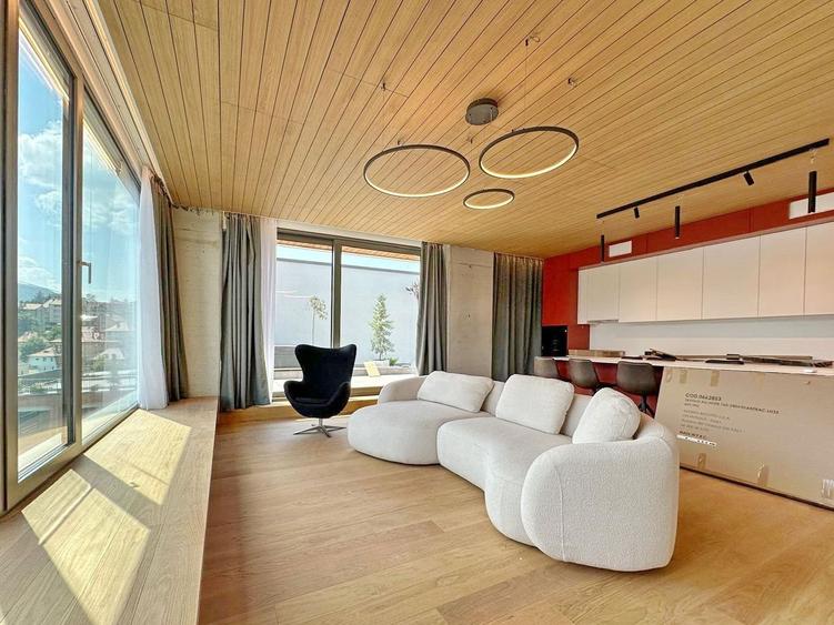 Penthouse de închiriat – Centru Brașov, vedere directă spre Tâmpa - 3