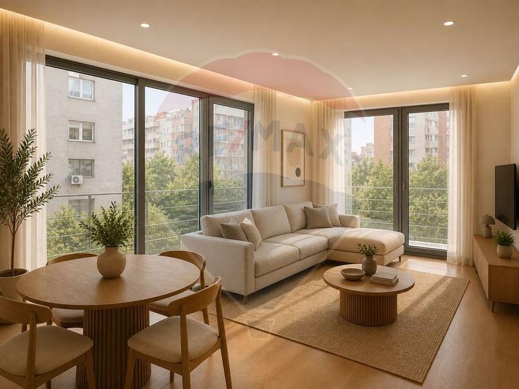 Apartament cu 4 camere semidecomandat în Semicentral