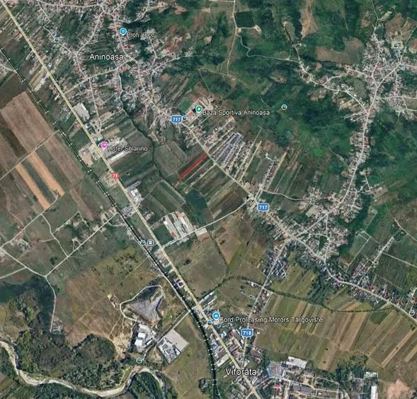Teren de 2400 mp, în Aninoasa