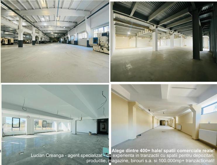 Hale Calea Chisinaului Iasi aproape de Carrefour de la 65mp la 2000mp - 1