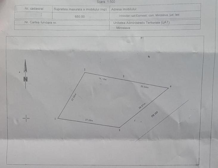TEREN intravilan - CORNESTI 650 MP, 29.900 EURO - 1