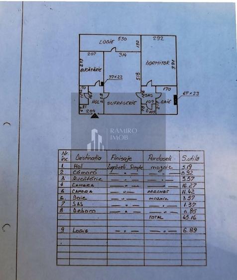 Apartament cu 2 camere semidecomandat în Alexandru Obregia