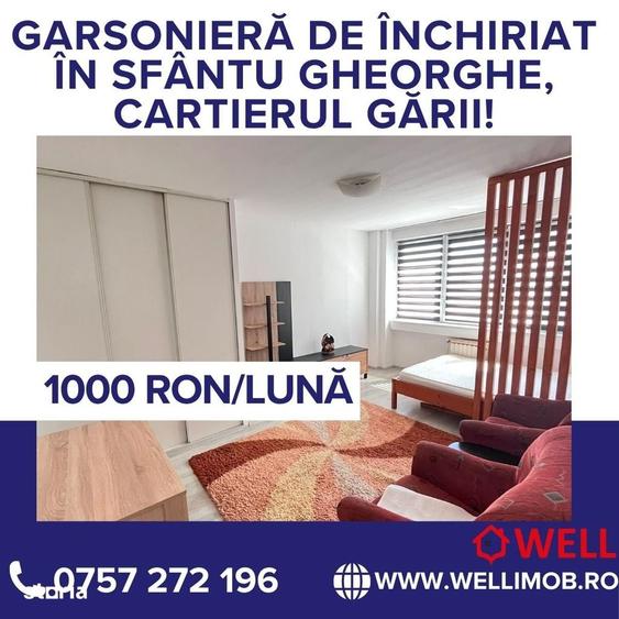 Garsoniera de inchiriat in Sfantu Gheorghe, in cartierul Garii! - 1