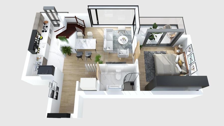 Apartament cu 4 camere decomandat în Moșilor