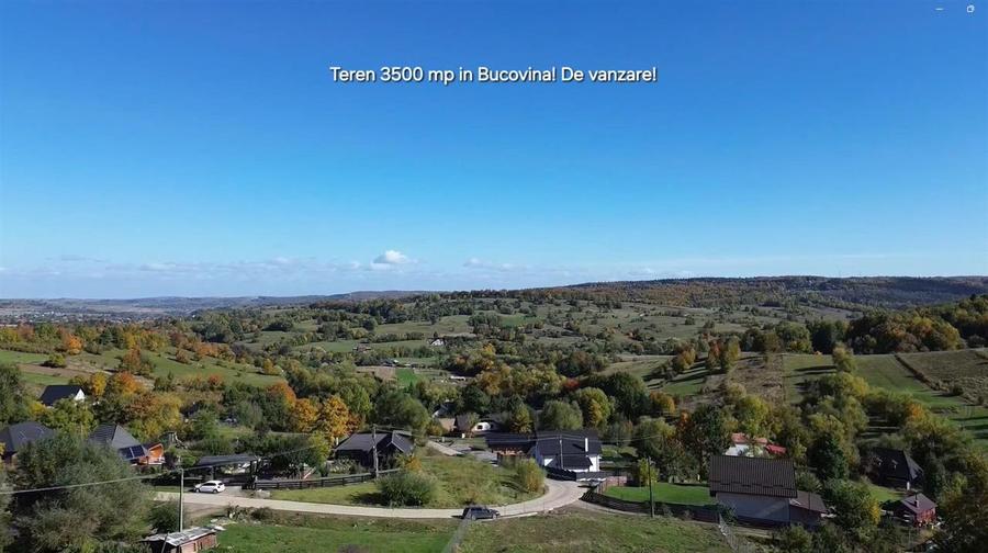 Teren Construcții intravilan de 3500 mp, în Cacica