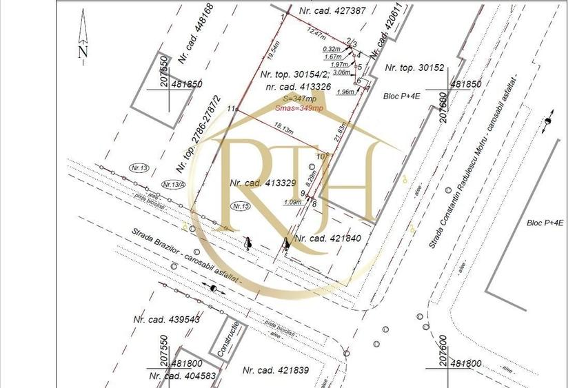 Teren Construcții intravilan de 701 mp, în Lipovei