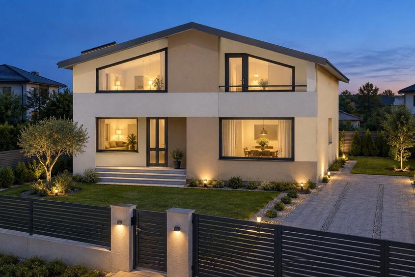 Casă individuală cu 5 camere cu Teren 374 Mp în Tunari