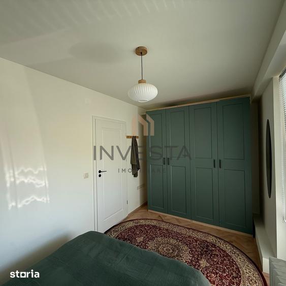 Apartament cu 3 camere semidecomandat, mobilat în Central