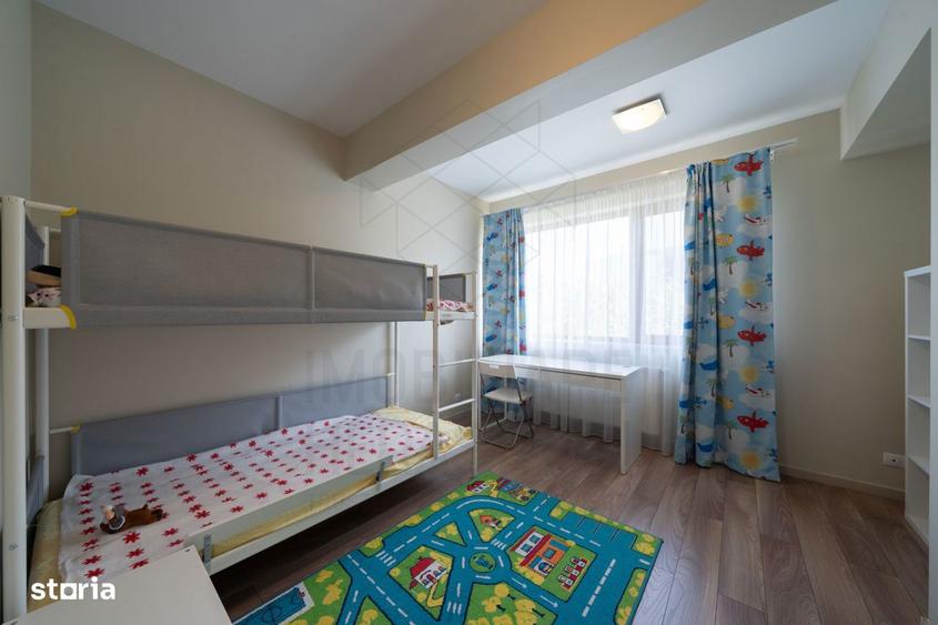 Apartament cu 4 camere decomandat, mobilat în Herăstrău