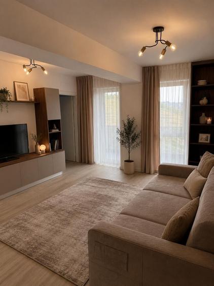 Apartament cu 2 camere decomandat, mobilat în Bucium