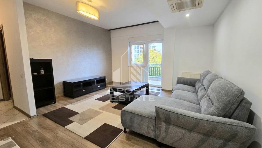 Apartament cu 2 camere semidecomandat, mobilat în Nord