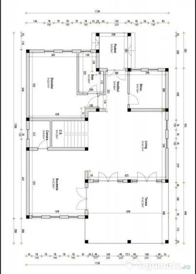 Casă cu 5 camere cu Teren 850 Mp în Satu Nou de Jos