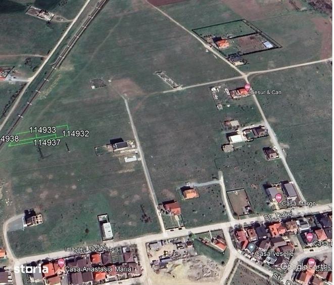 Teren de 1666 mp, în Agigea