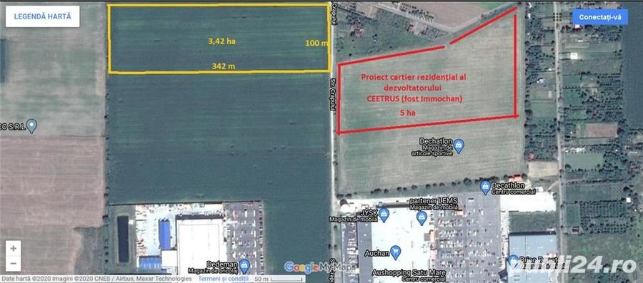 Teren de 34200 mp, în Central