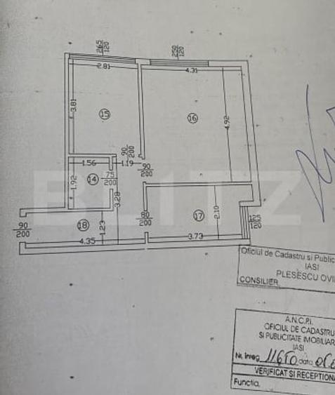 Apartament  bloc nou 2  camere, 51 mp, zona Tatarasi 2 Baieti - 8