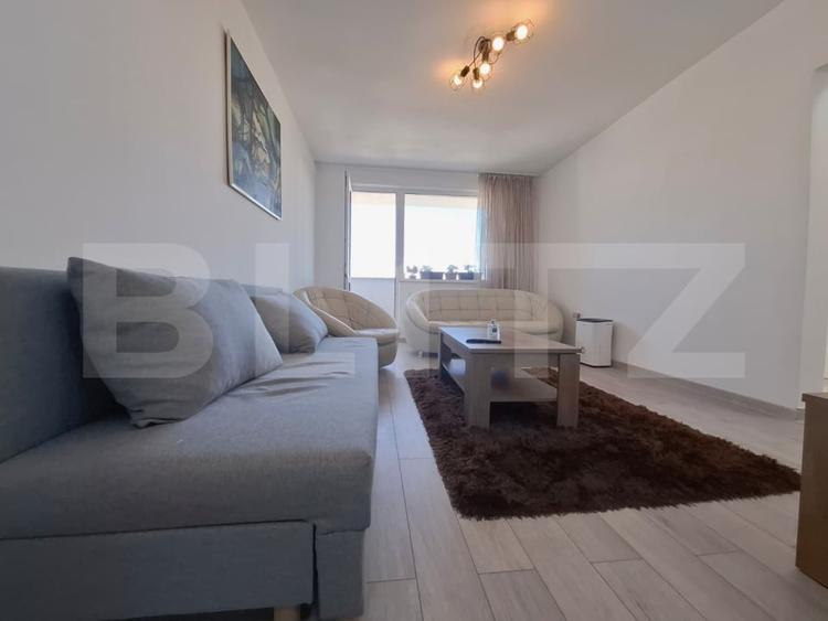 Apartament cu 2 camere semidecomandat, mobilat în Vlahuță