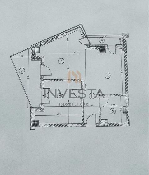 Apartament cu 2 camere semidecomandat, mobilat în Bună Ziua
