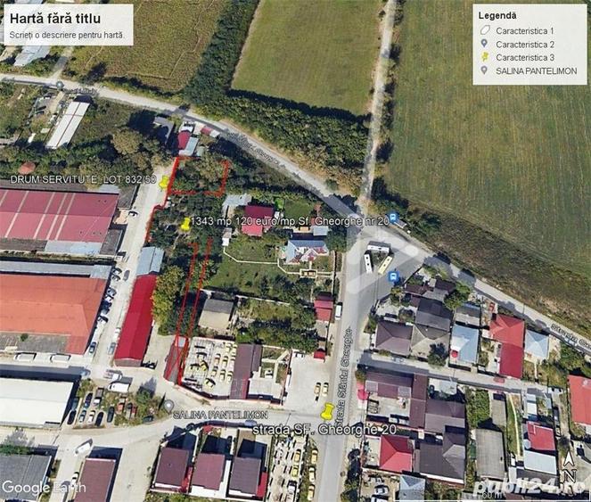 Teren de 1343 mp, în Central