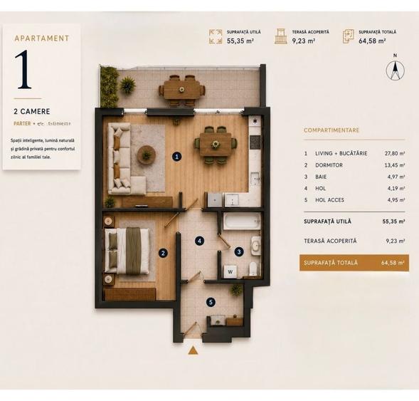 Soarelui – Braytim | Proiect Nou | Lift | Apartamente & S.A.D.-uri - 21