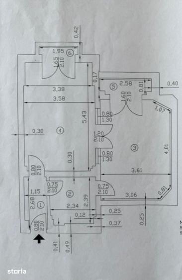 Apartament cu 2 camere în Centrul Istoric